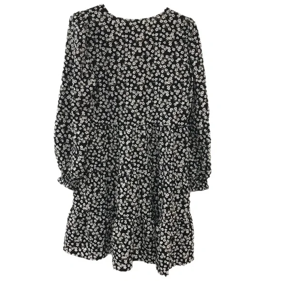 Vero Moda Black Floral Tunic Dress - Picture 2 of 7